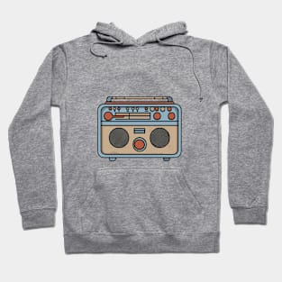 A vintage radio Hoodie